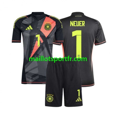 Maillot de Foot Allemagne Manuel Neuer 1 Gardien Enfant Domicile UEFA Euro 2024 Maillot de Foot Allemagne Manuel Neuer 1 Gardien Enfant Domicile UEFA Euro 2024